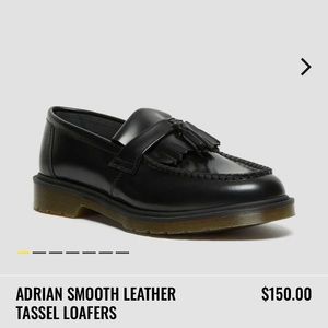 Doc Martens - ADRIAN SMOOTH LEATHER TASSEL LOAFERS